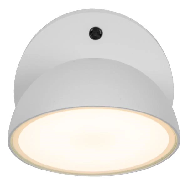Lucide FINN - Wandlamp Binnen/Buiten - LED - 1x12W 3000K - IP54 - Dag/nacht sensor - Wit - detail 2